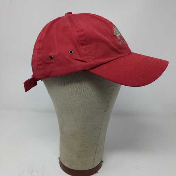 Wells Fargo Mens Slideback Hat Red Adjustable Embroidered Stagecoach Logo - Picture 6 of 12